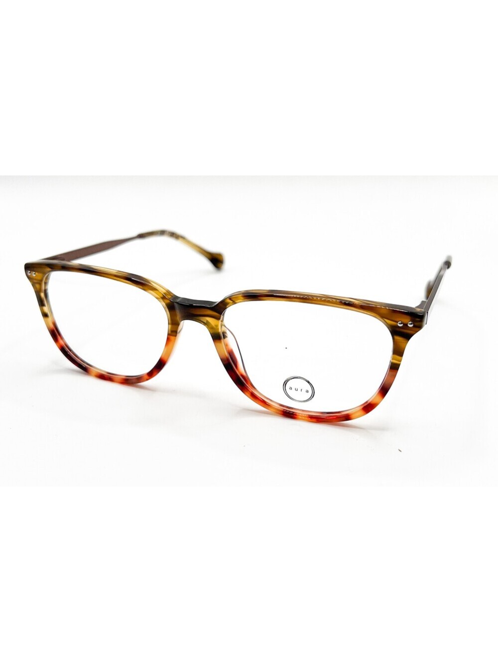 Aura Eyewear Dahlia Blonde Horn Authentic Eyeglasses 54-17-145